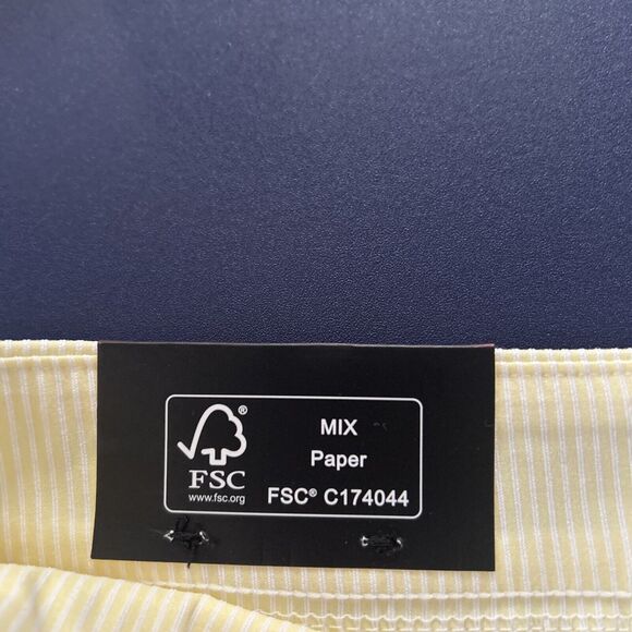 Mario Serrani Pants Womens Medium Seersucker Yellow Stretch Capri‎ Pullon - Picture 12 of 14